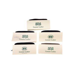 SAS Genuine Shoelaces 5 Pair Black Brown Beige 32 Inches New Replacement Laces